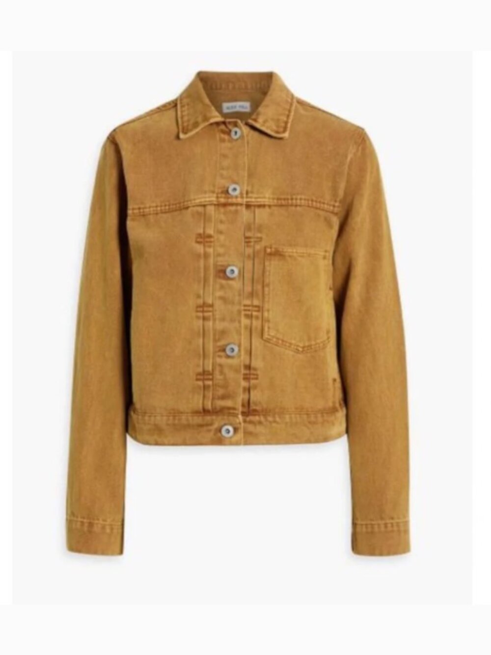 ALEX MILL I NWOT Butterscotch Gold Mustard Cotton Denim Jean Jacket, XS